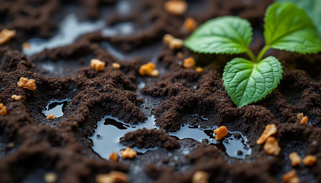 Gérer l'humidité excessive dans un compost à lombrics