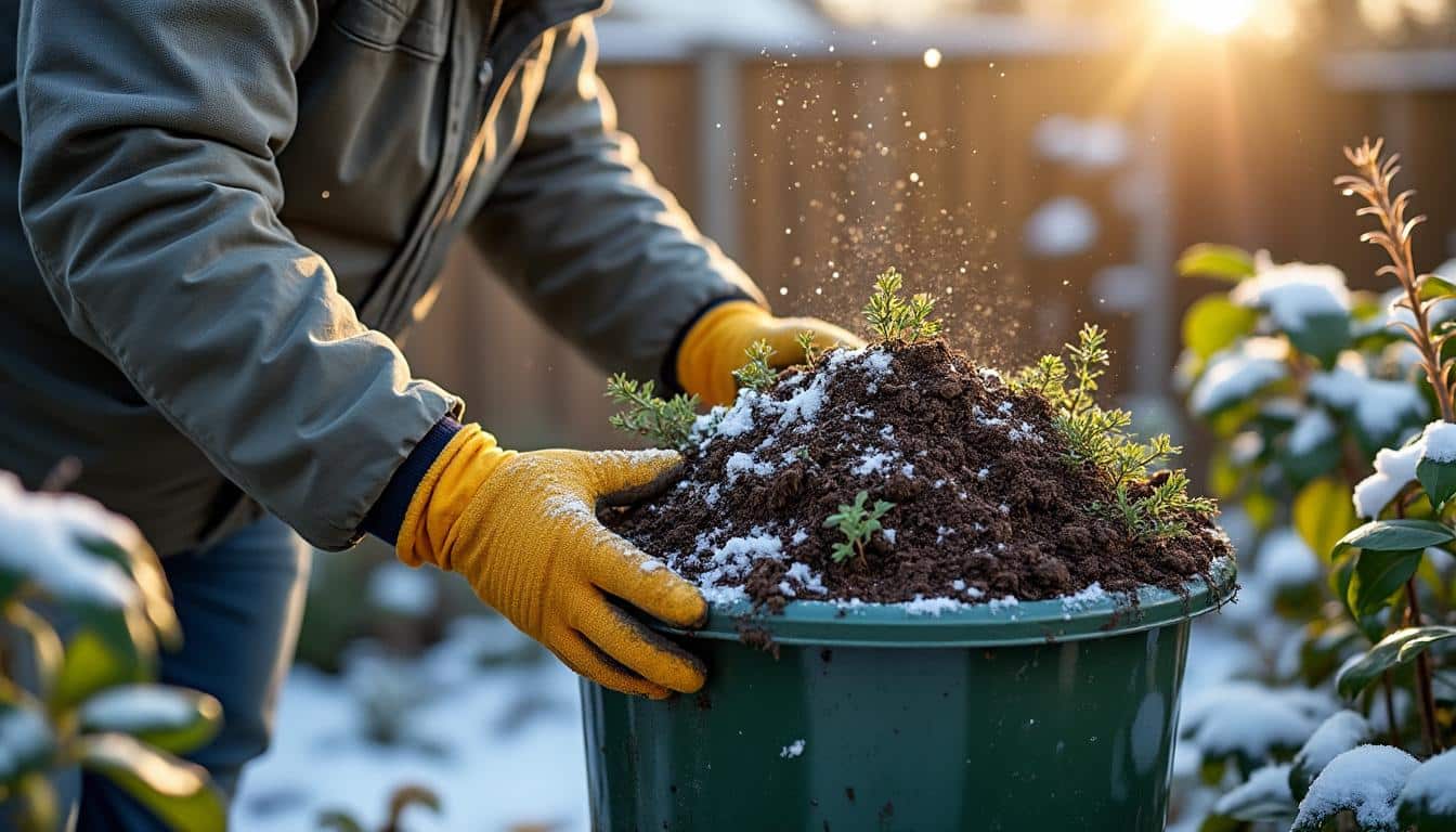 Comment maintenir le compost à lombrics en hiver