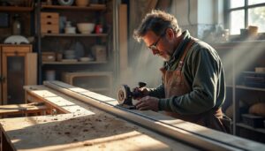 Rail de guidage pour scie circulaire : précision et sécurité assurées