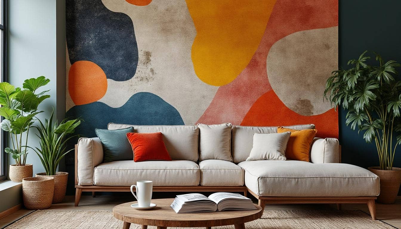 Où trouver de l’inspiration déco contemporaine avec une tapisserie murale ?