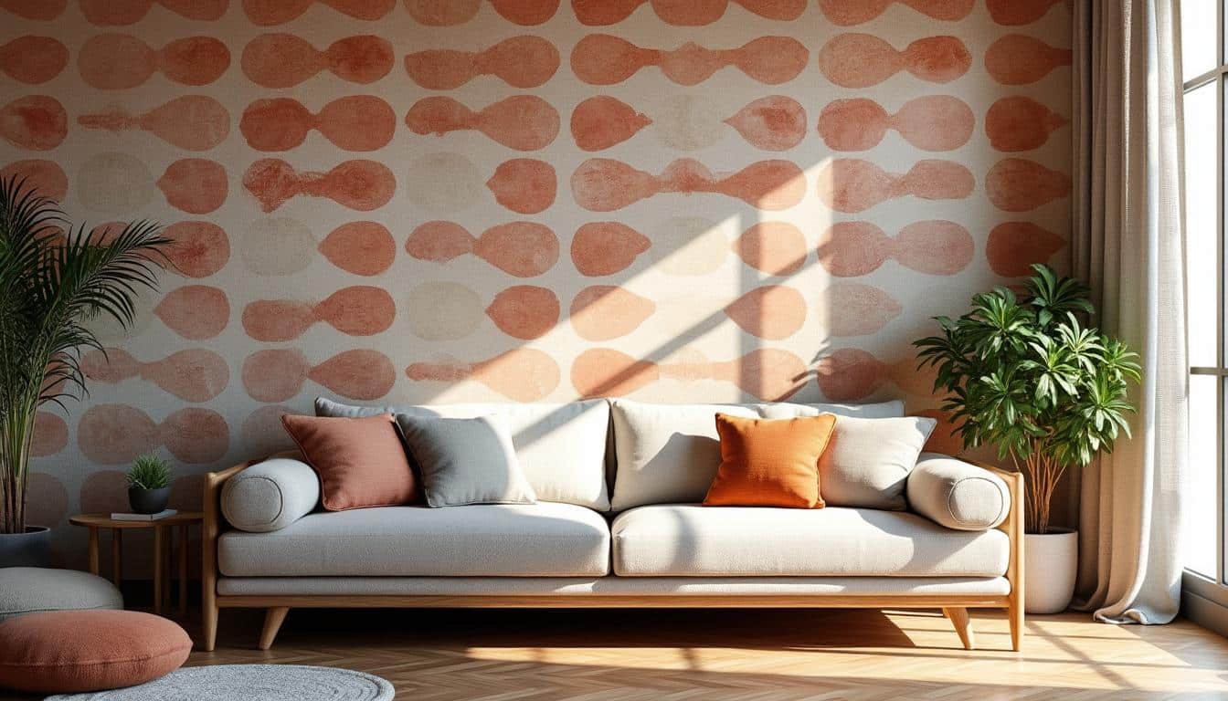 La tendance des motifs géométriques dans la tapisserie murale