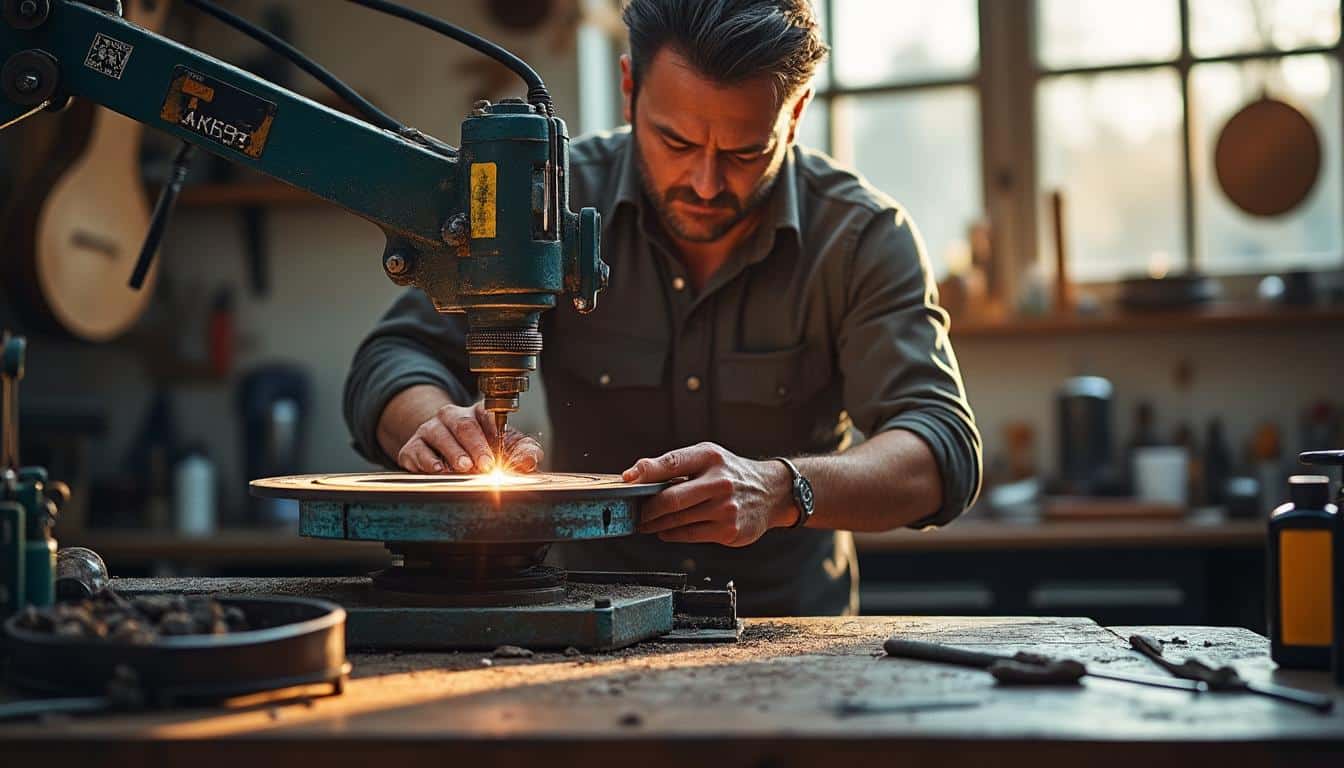 Illustration: Fonctionnement et caractéristiques clés de l’appareil pour affûter la lame circulaire