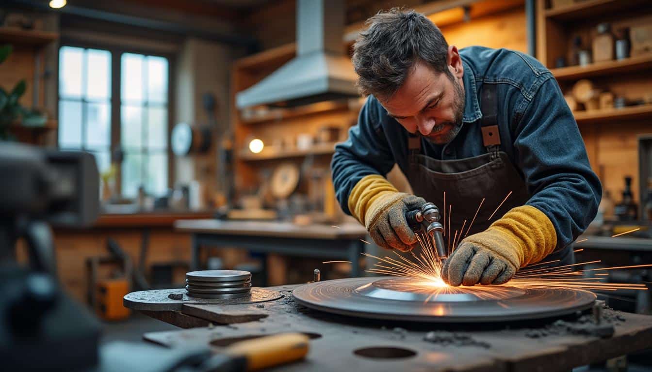 Illustration: Comment procéder pour affûter une lame avec une machine dédiée : guide et recommandations