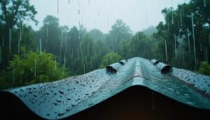 Amortir le bruit de la pluie sur une toiture en tôle : solutions efficaces