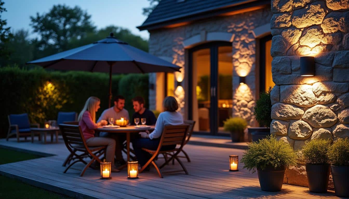 Illustration: Comprendre l’intérêt d’une applique murale pour l’éclairage en extérieur