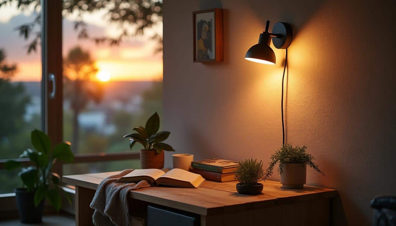 Illustration: Pourquoi choisir une applique murale à brancher pour un éclairage pratique et design ?