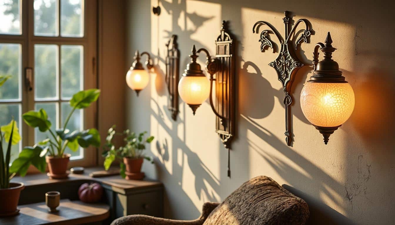 Illustration: Découvrir les caractéristiques des appliques murales dans le style Art Nouveau