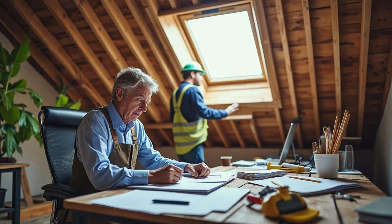 Illustration: Comprendre la déclaration préalable pour la pose d’une fenêtre Velux dans un grenier