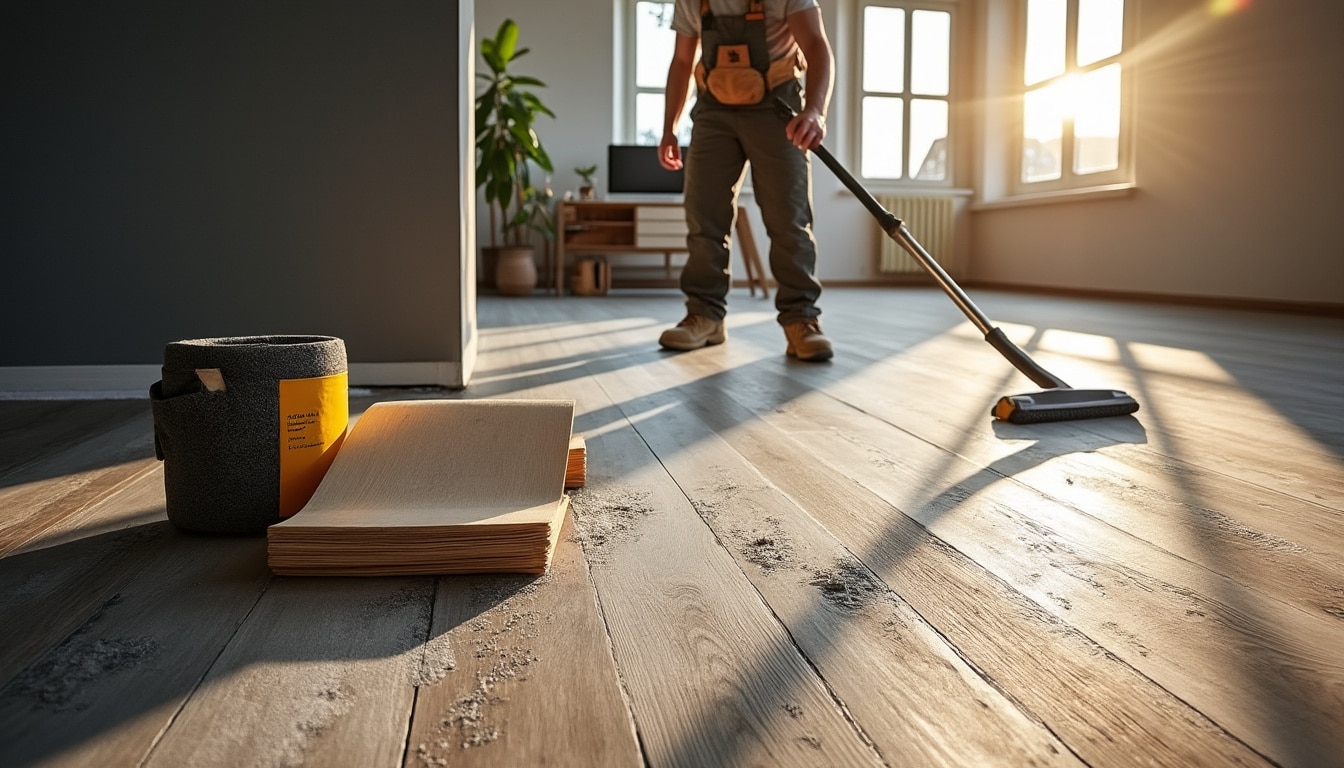 Illustration: Comprendre le ragréage et son rôle indispensable avant la pose du parquet