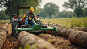 Scie à bûche sur tracteur : guide pratique pour une découpe efficace