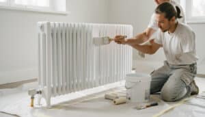 Peindre un radiateur en fonte sans erreur durable